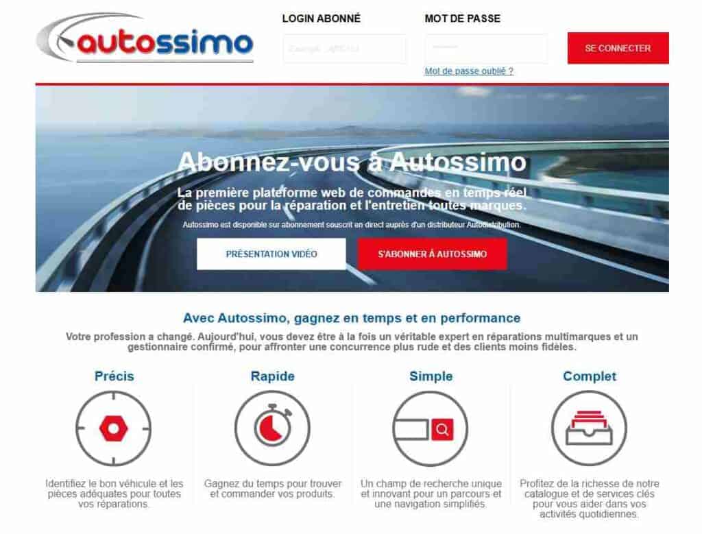 Autossimo : la plateforme de commande de pièces auto pour les professionnels 2 Autossimo