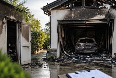 Assurance habitation : dépendance, cave ou garage incendié, que faire ?