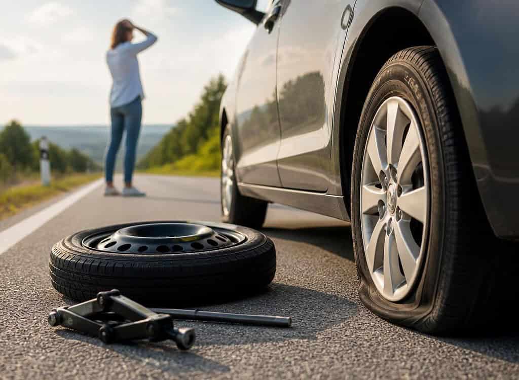 Crevaison : ce que votre assurance auto couvre vraiment 1 crevaison pneu assurance