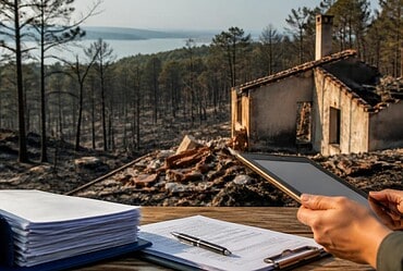 Indemnisation incendie Gironde : maison touchée par un feu de forêt, assurance habitation, expertise et recours (2026)