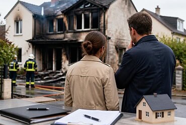 Maison incendiée : assurance, relogement des habitants et sort du bail, que faire en 2026 ?