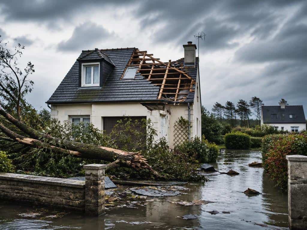 Tempête France 2026 (Austen) : maison inondée ou toiture arrachée, catastrophe naturelle et indemnisation de l'assurance
